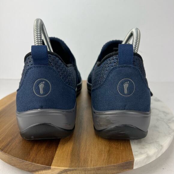 EUC OrthoFeet Blue Quincy Arch Support Orthopedic Slip On WOMEN'S 8 WIDE/39 - Picture 5 of 13